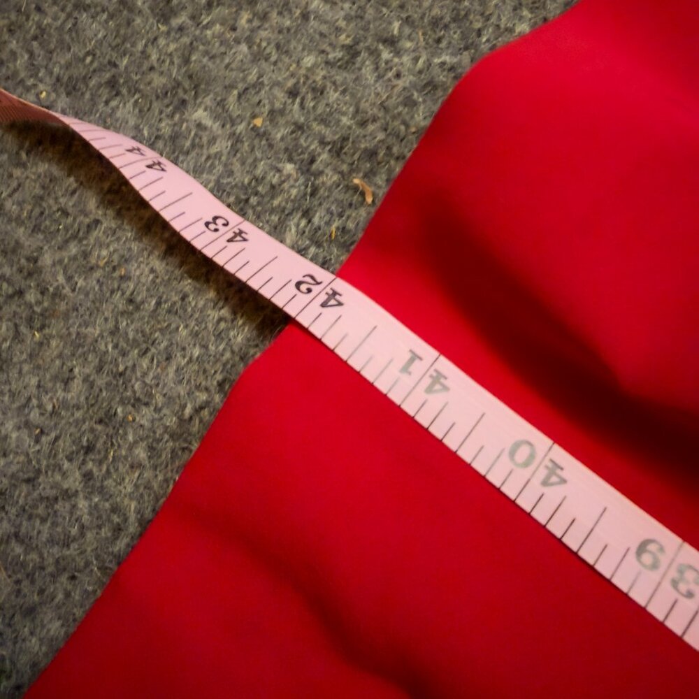Kay Unger Genesis Walk Thru Pant Dress One Shoulder Red Size 14 - Picture 13 of 15